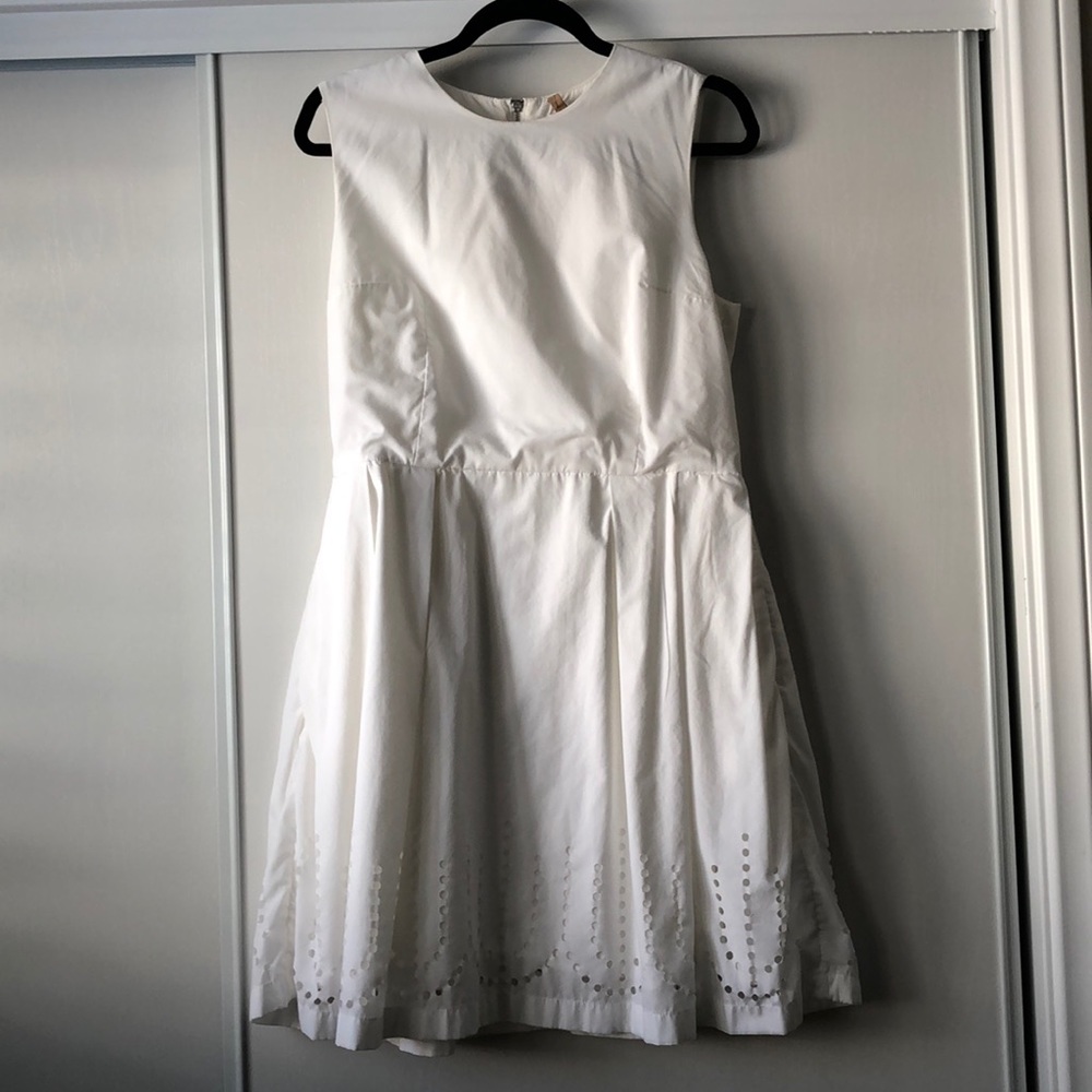 GAP White Eyelet Dress with Pockets